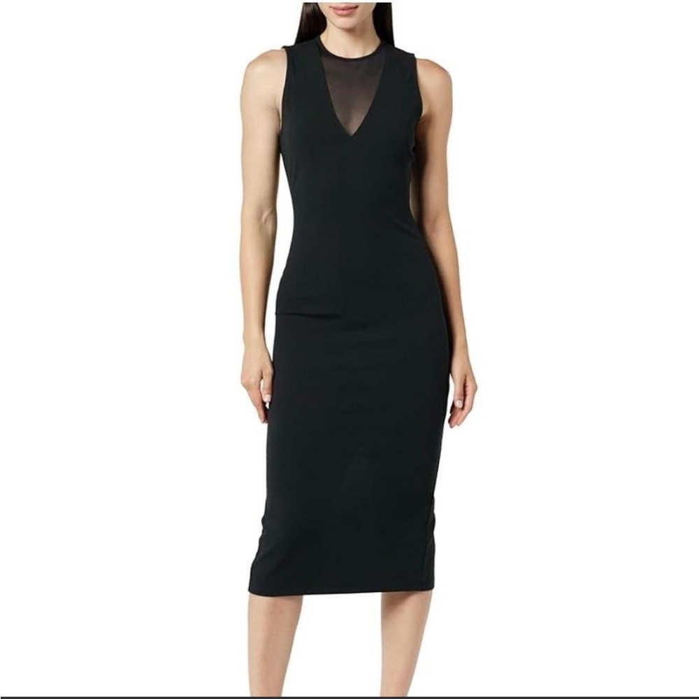 Elegant Black Sleeveless Dress NWT by The Drop